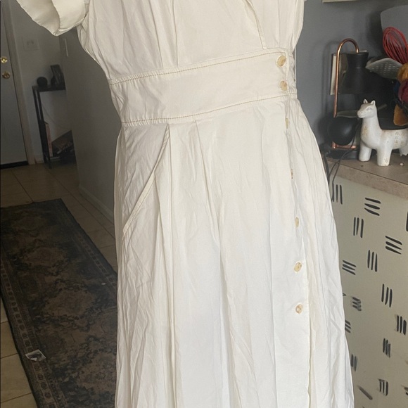 Anthropologie Maeve poplin midi shirt dress - Picture 7 of 14